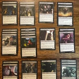 Magic: the Gathering Card Set - Black Vampires MTG vintage y2k game cards collec
